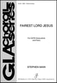 Fairest Lord Jesus SATB choral sheet music cover